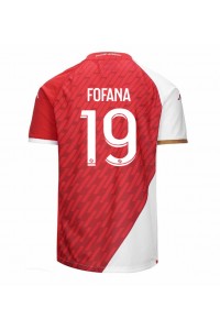 AS Monaco Youssouf Fofana #19 Jalkapallovaatteet Kotipaita 2023-24 Lyhythihainen